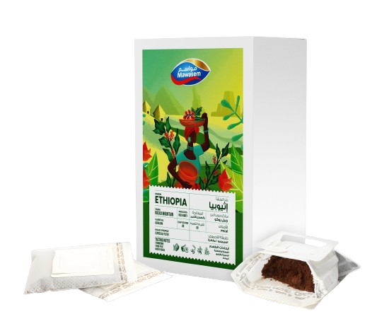 Mawasem Drip Coffee Bags - Ethiopia Rocko Mountain 17g*7 Bags